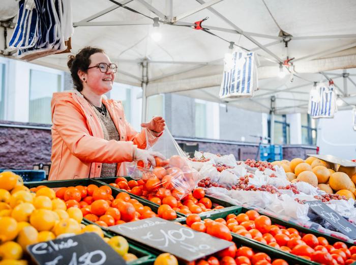 De markt