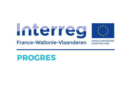 Logo Interreg France - Wallonie - Vlaanderen PROGRES